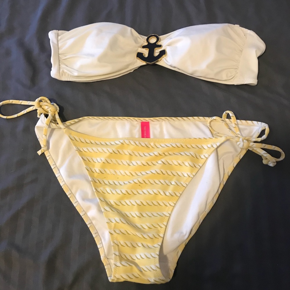 Victoria’s Secret Yellow Anchor Bikini - Picture 1 of 3